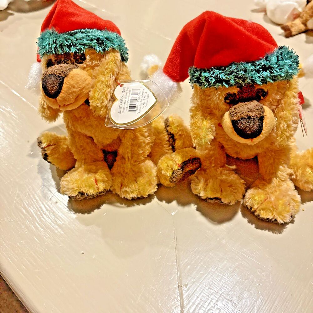 Ty Beanie Baby Jinglepup 2000 Christmas Dog Plush – MWMT – Holiday Edition - Picture 1 of 2